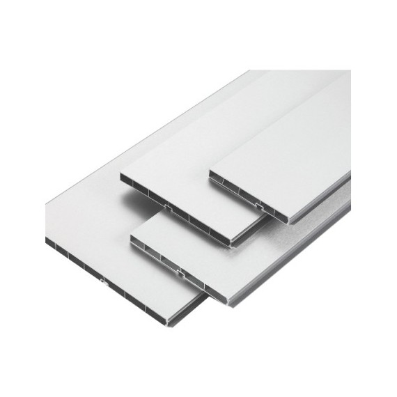 ZOCCOLATURA H 10 CM X 4.00 MT ALLUMINIO -  top piani per cucina - Diroshop