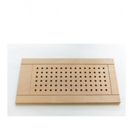 Tavolo barca pantografato okumè multistrato marino fenolico 70x40cm - Spessore 18mm