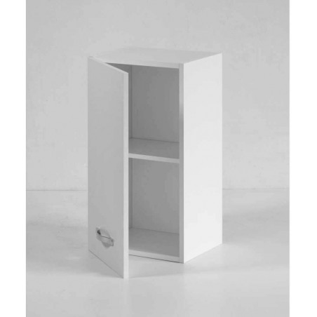 Pensile in nobilitato bianco h 96cm x l 15/30/40/45 x p 33cm