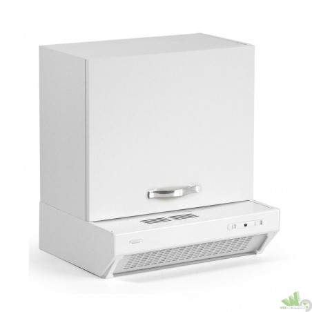 Cassa cappa in nobilitato bianco h48cm x l 60/90cm x p 33cm