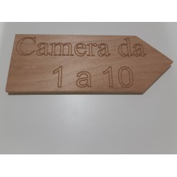 Freccia in multistrato okume 15 mm 40 x 15 cm -  Accessori|Accessori Brico - Diroshop
