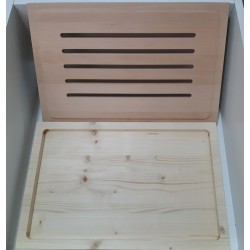 Tagliere per pane in legno di faggio e abete 45 x 29 cm -  Accessori Brico|Idee regalo - Diroshop