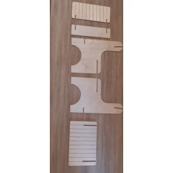 SEDIA SMONTABILE DA TRASPORTO IN LEGNO DI MULTISTRATO BETULLA -  Accessori Brico|Idee regalo - Diroshop